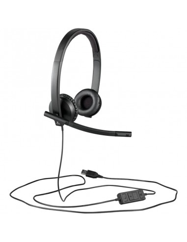 Logitech H570E Слушалки Жичен Лента...